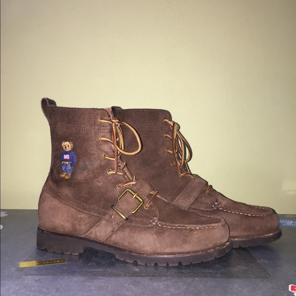 Polo Ralph Lauren Bear Ranger Boots - Picture 1 of 5